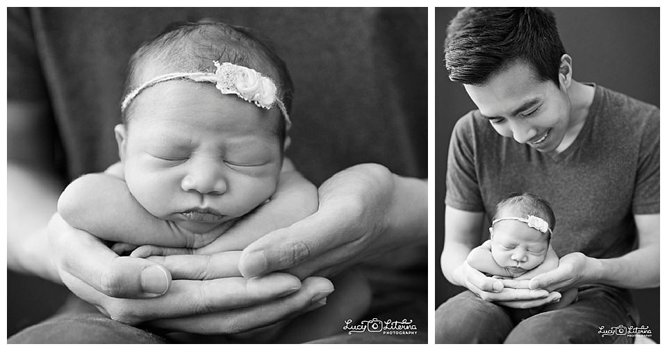 b&W newborn hands photos