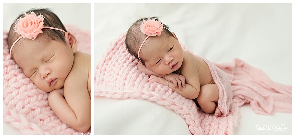 newborn baby girl photo session