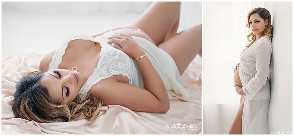 glamour boudoir photography maternity