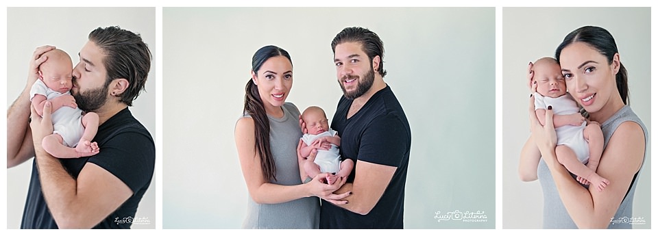 Family newborn portraits