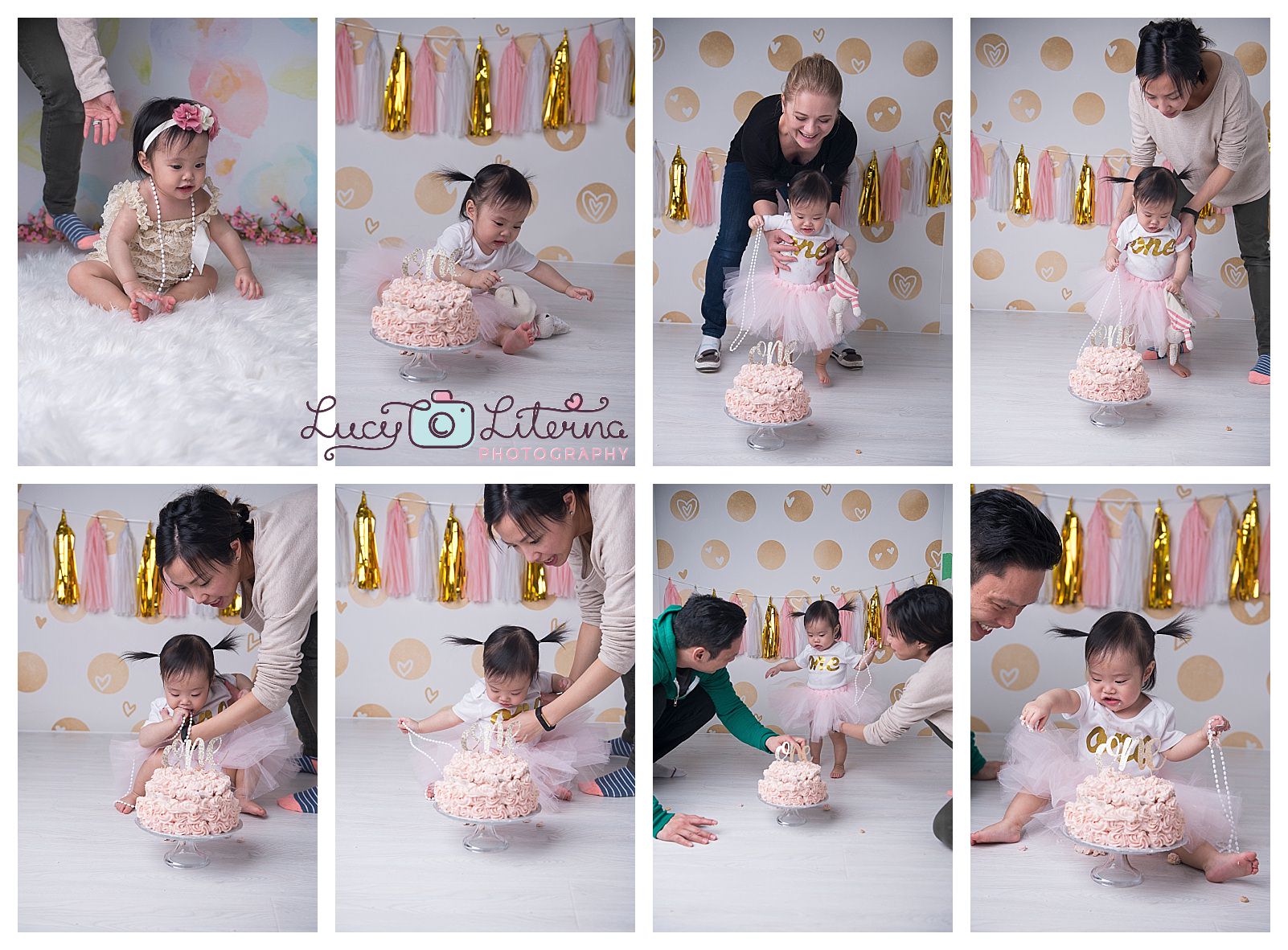 behind the scene baby photo session