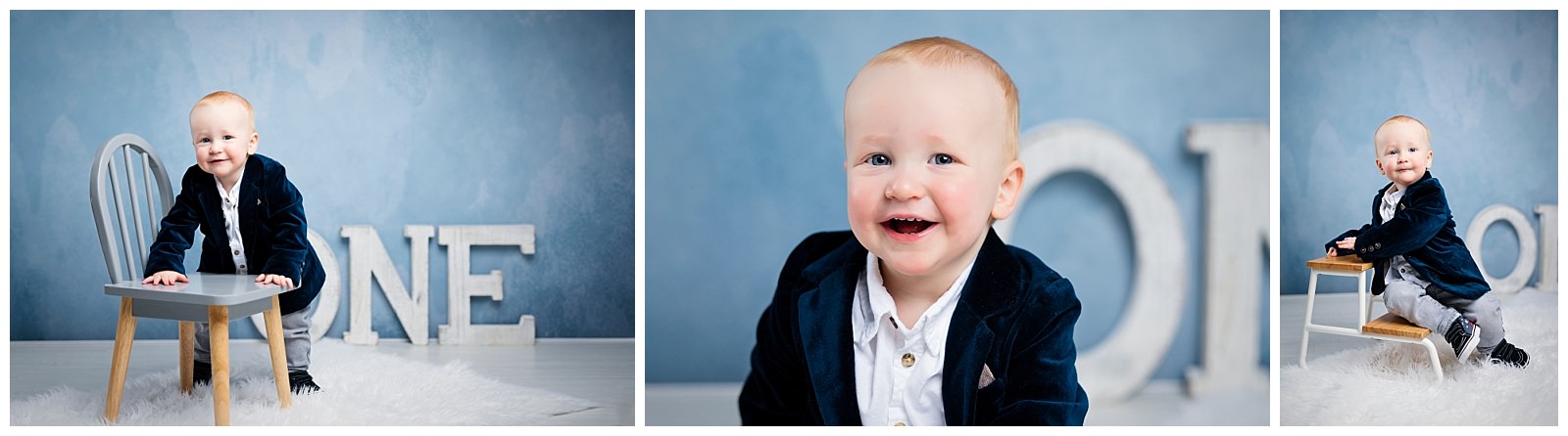 baby boy photo session in the studio 