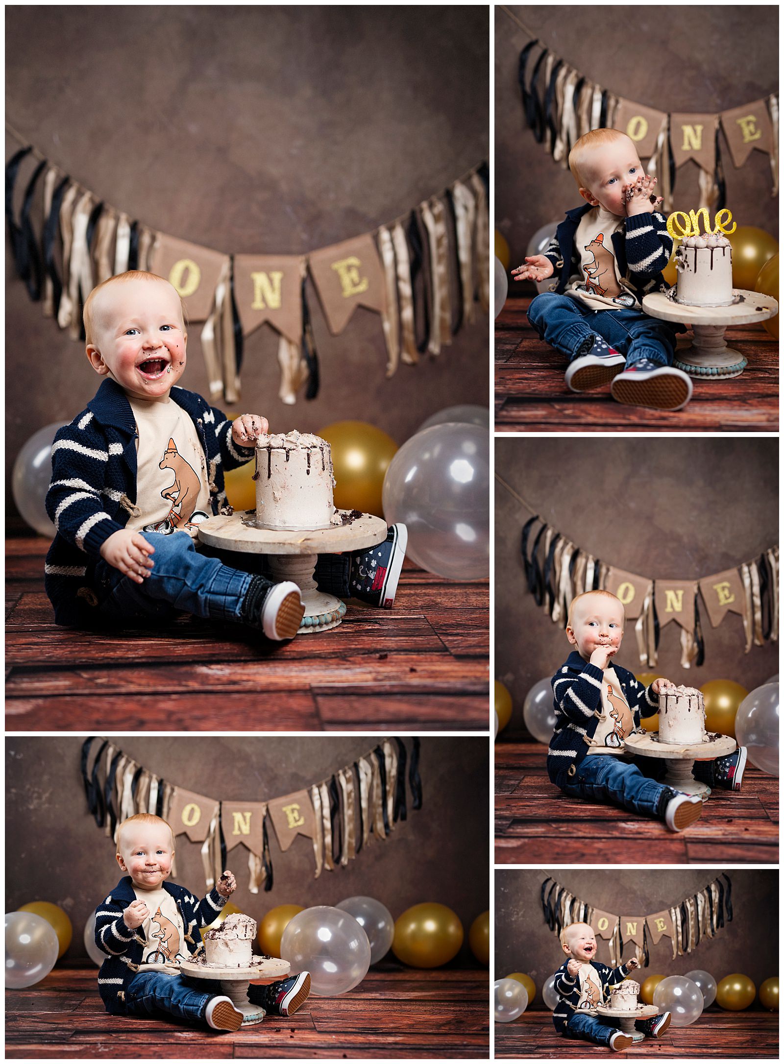 cake-smash photo session Toronto